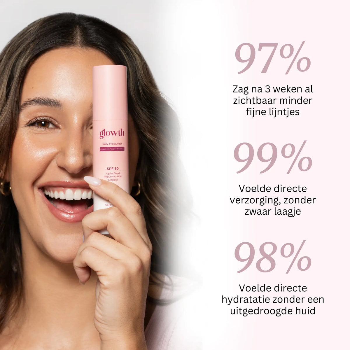 Minerale Dagcrème SPF50 - Glowth Skincare